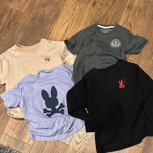 Boys 10-12 Psychobunny shirt bundle